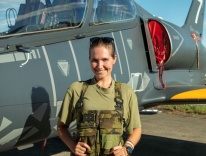 Por. Barbora Nová, české letectvo: Z aeroklubu k airbusu // Humans of NATO Days
